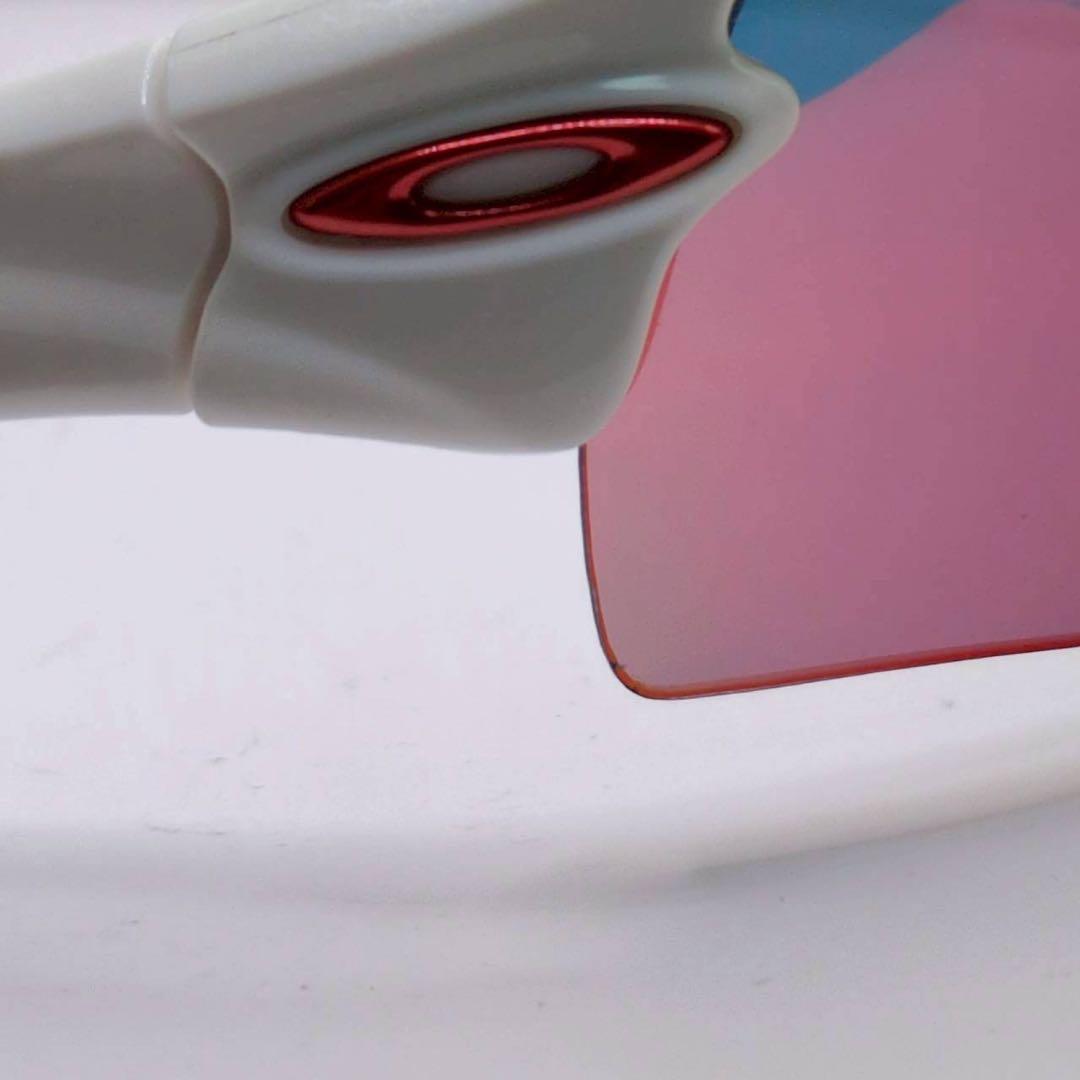 オークリー OAKLEY スポーツサングラス レーダーロックパス　赤　ホワイト