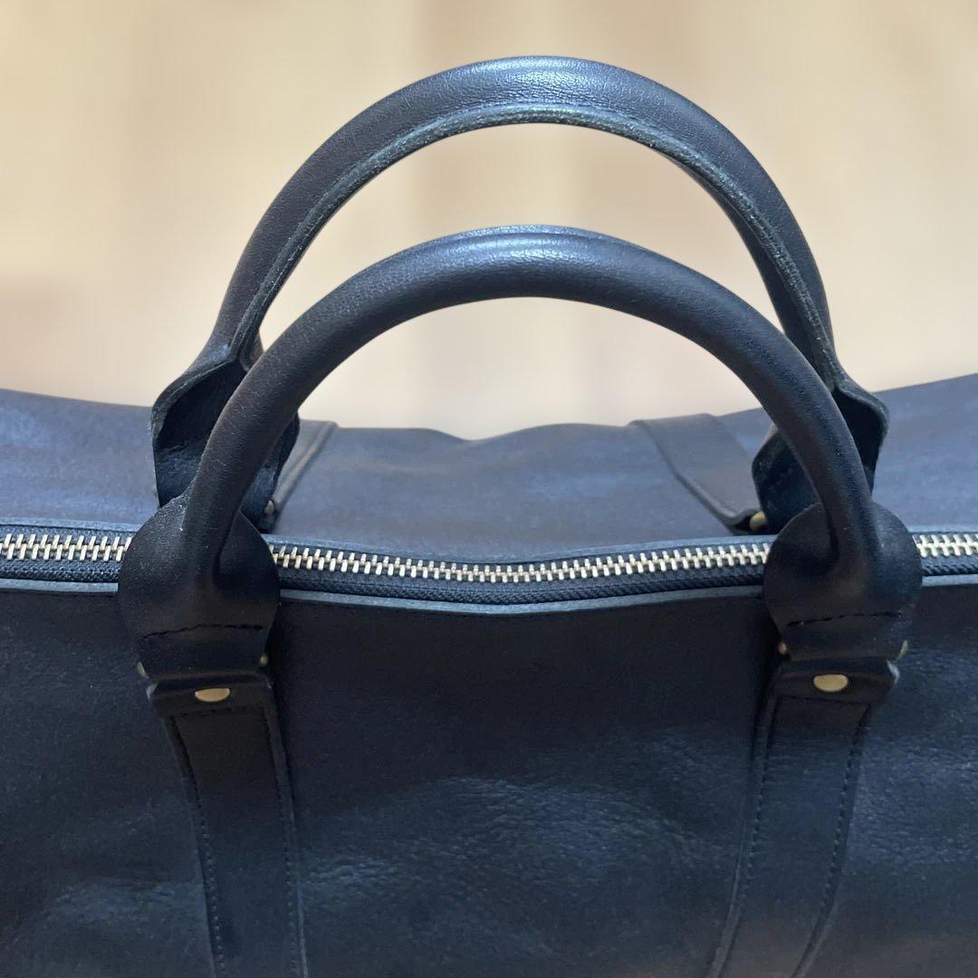 定価9万:レザーボストンバッグ