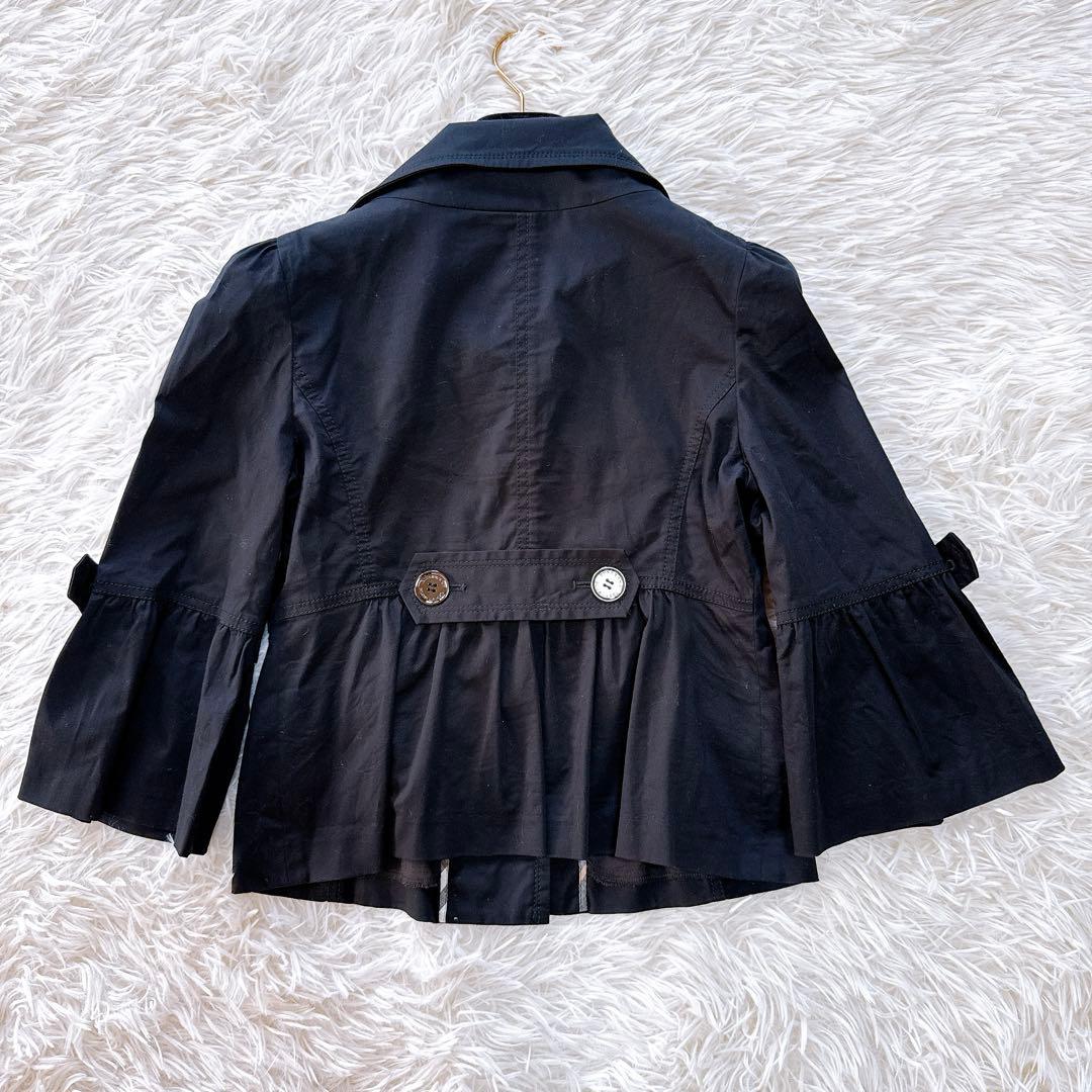 美品　BURBERRY BLUE LABEL ショートトレンチ　ビッグボタン