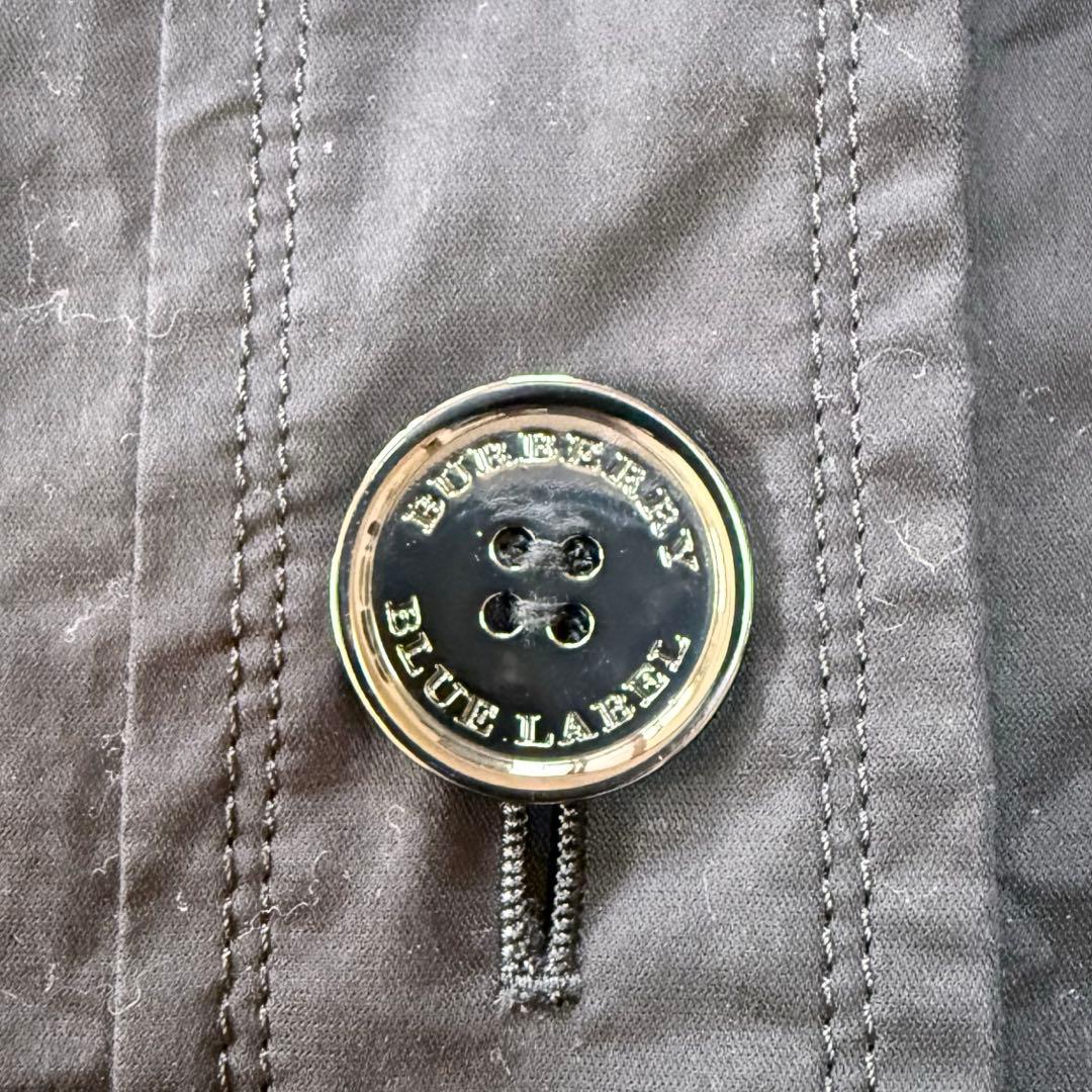 美品　BURBERRY BLUE LABEL ショートトレンチ　ビッグボタン