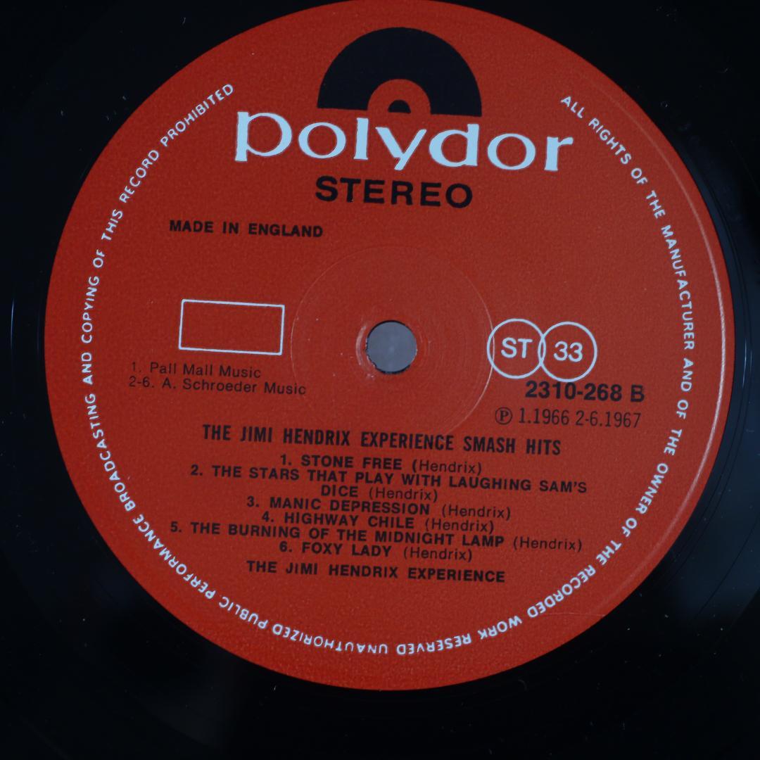 英LP Jimi Hendrix Experience Smash Hits