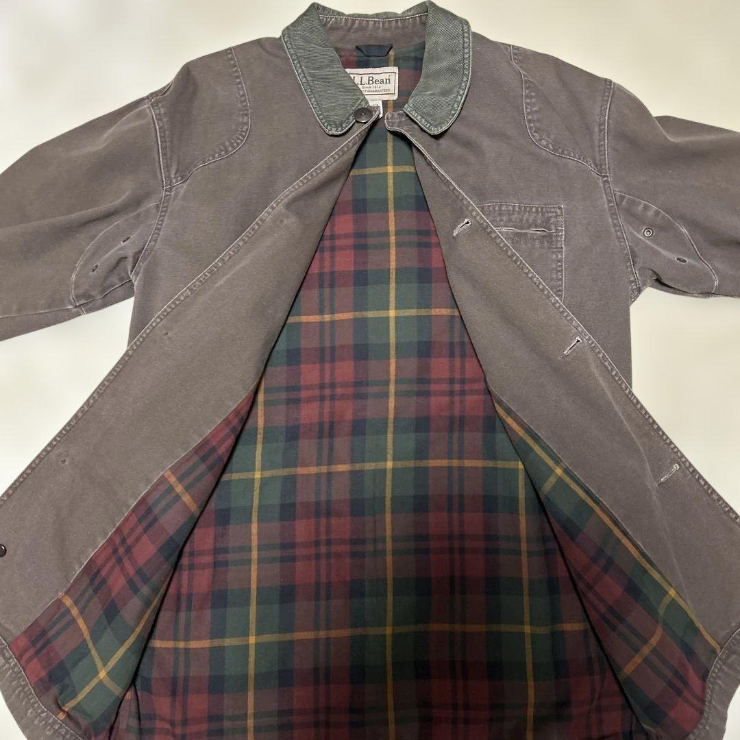 90s~00s L.L.Bean 襟コーデュロイカバーオール M