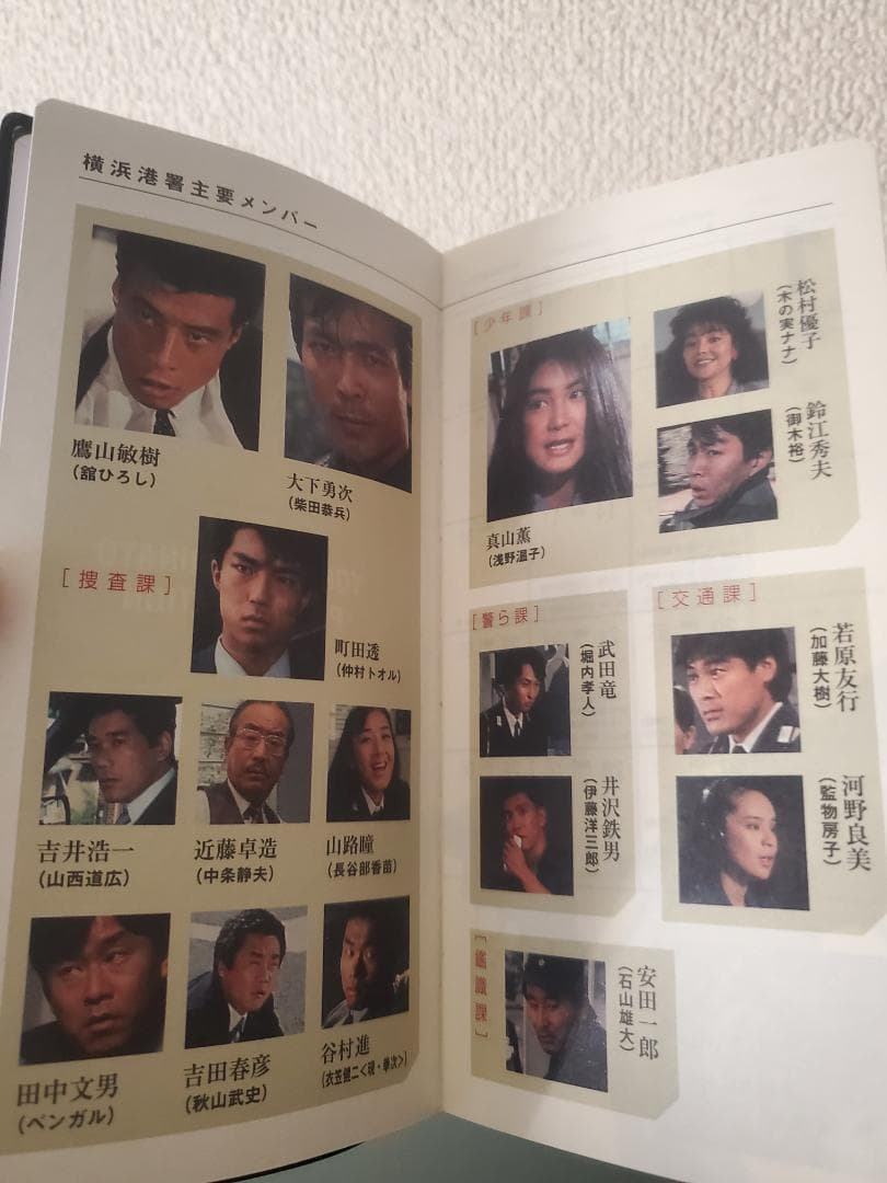 あぶない刑事 25周年記念手帳（非売品、開封済み未使用）おまけ付き