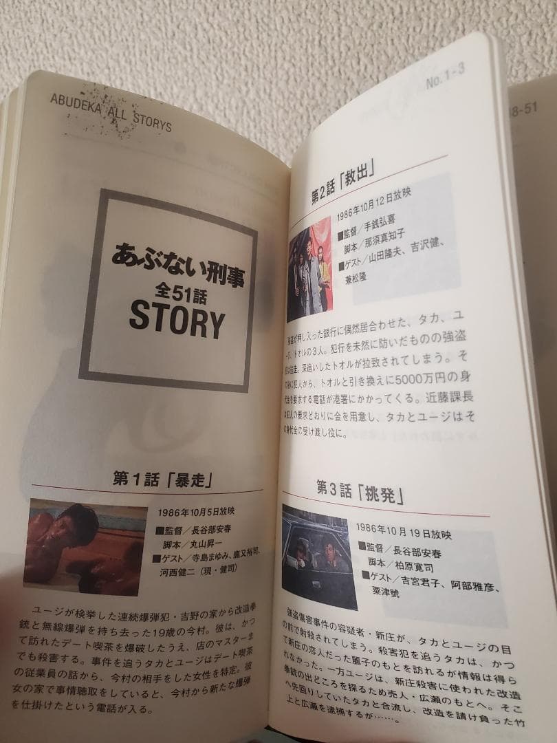 あぶない刑事 25周年記念手帳（非売品、開封済み未使用）おまけ付き