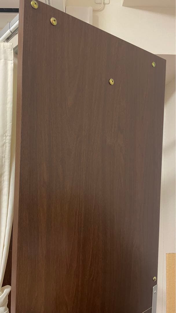 【定価の約4割】ニトリ　伸縮クローゼットハンガーラック(幅85cm ブラウン)
