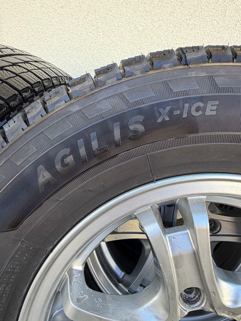 ③バリ溝 ホイール付 195/80/R15LT ミシュラン アジリス X-ICE