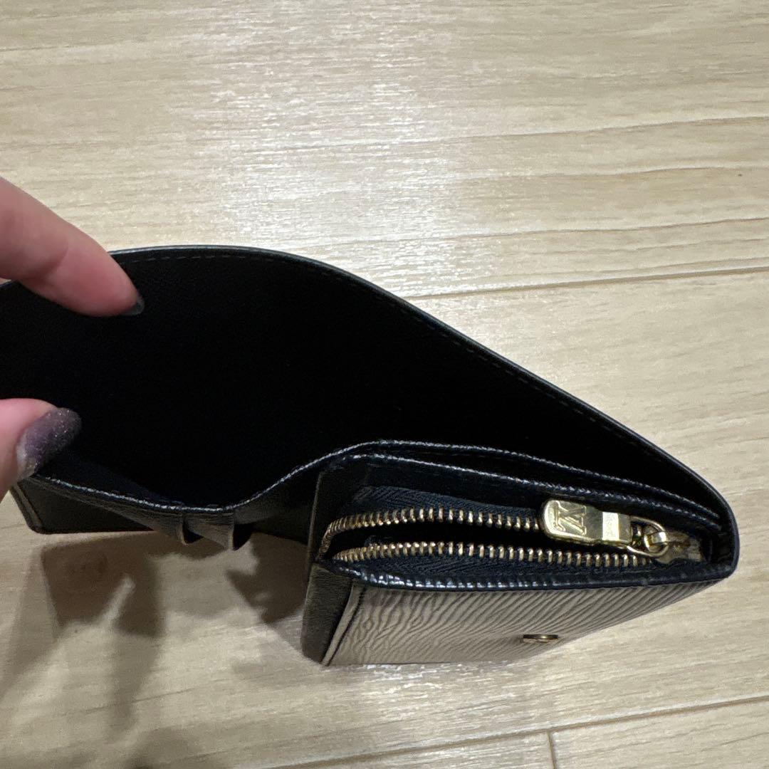 専用Louis Vuitton 財布 エピ ポルトフォイユ トレゾール ノワール