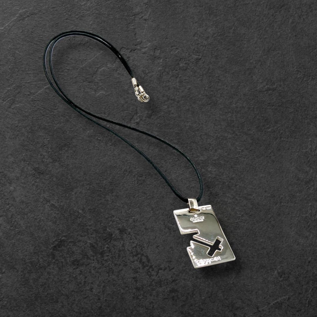 GUCCI CANCER かに座 ネックレス レザー 685