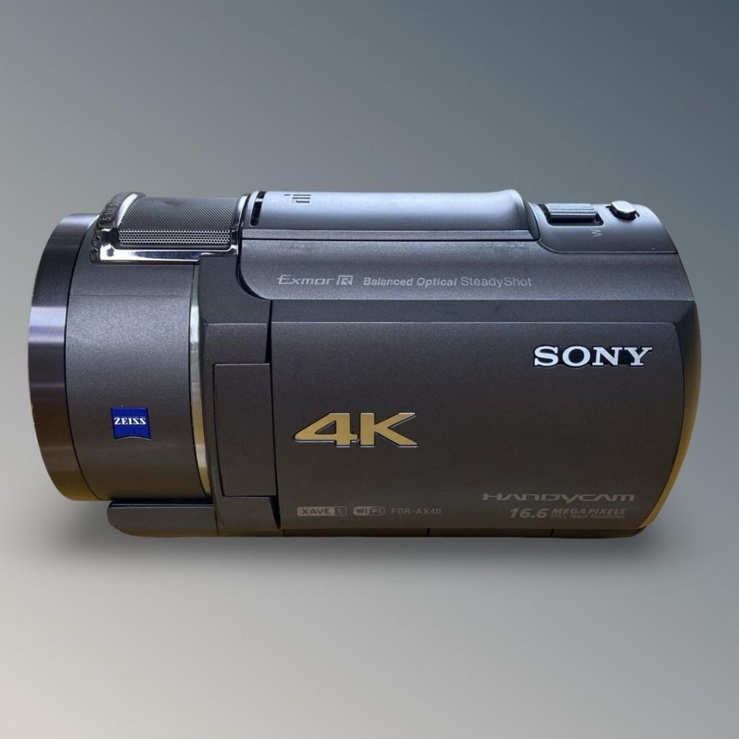 SONY FDR-AX40 4K 空間光学手ブレ補正 ビデオカメラ ソニー