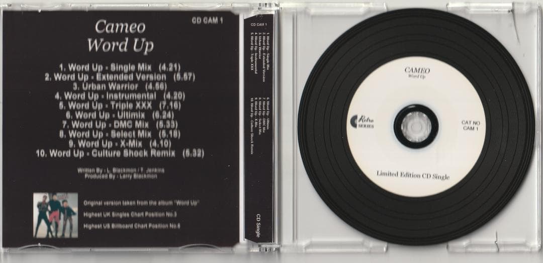Cameo カメオ　Word Up 　ワード・アップ　リミックス集 貴重 CD