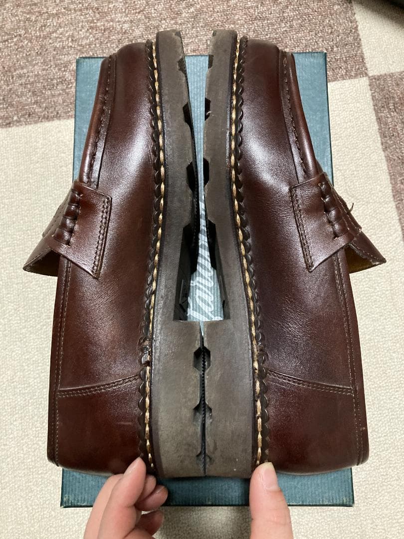 Paraboot REIMS （パラブーツ ランス）／CAFE（茶）／UK6.5