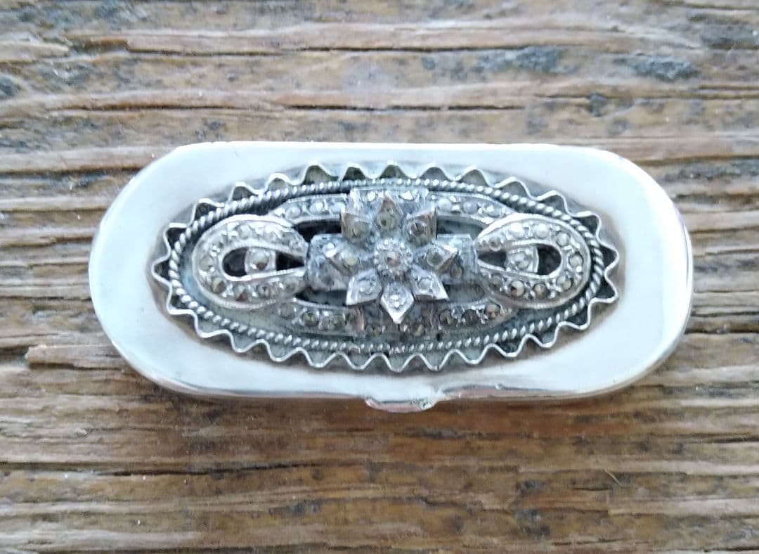 Sterling Silver Pill Box シルバーピルケース