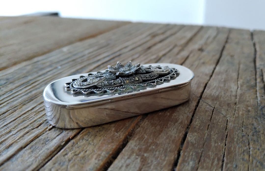 Sterling Silver Pill Box シルバーピルケース