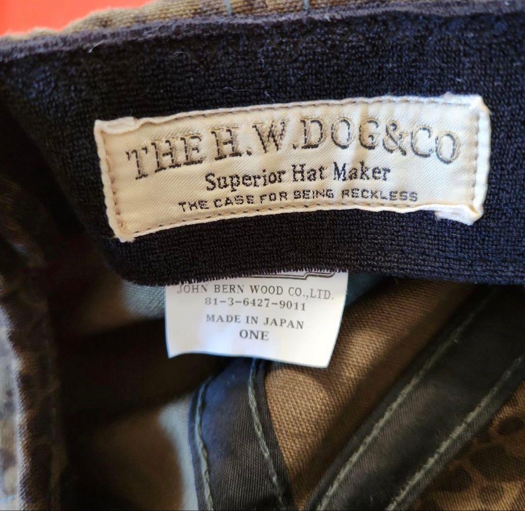 断*中様 THE H.W.DOG & CO. キャップ 帽子 レオパード柄