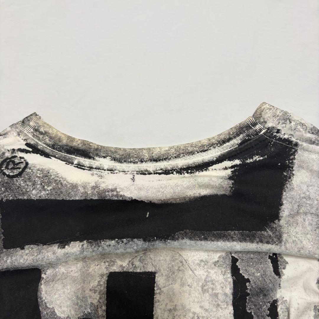 DIESEL T-BOXT-BISC 総柄　ロゴ　グラフィック　Tシャツ　Y2K