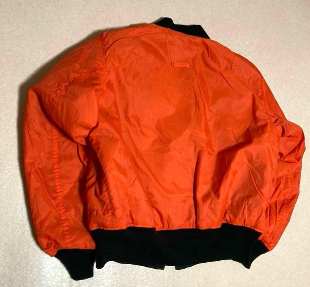 希少 80s POI DOG リバーシブル フライトジャケット MA-1 短丈