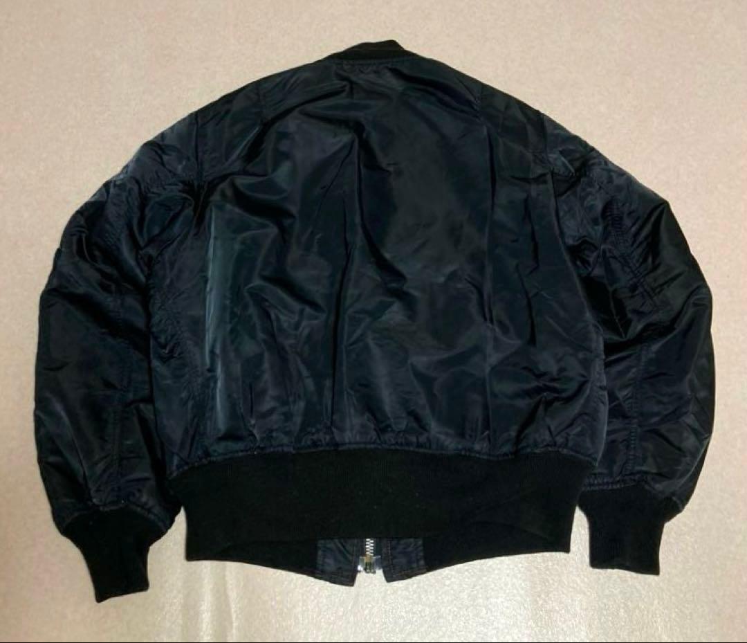 希少 80s POI DOG リバーシブル フライトジャケット MA-1 短丈