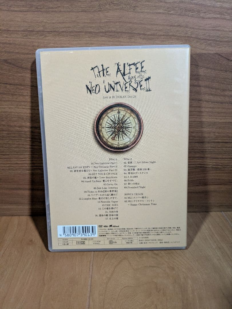 THE ALFEE NEO UNIVERSEⅡ　DVD