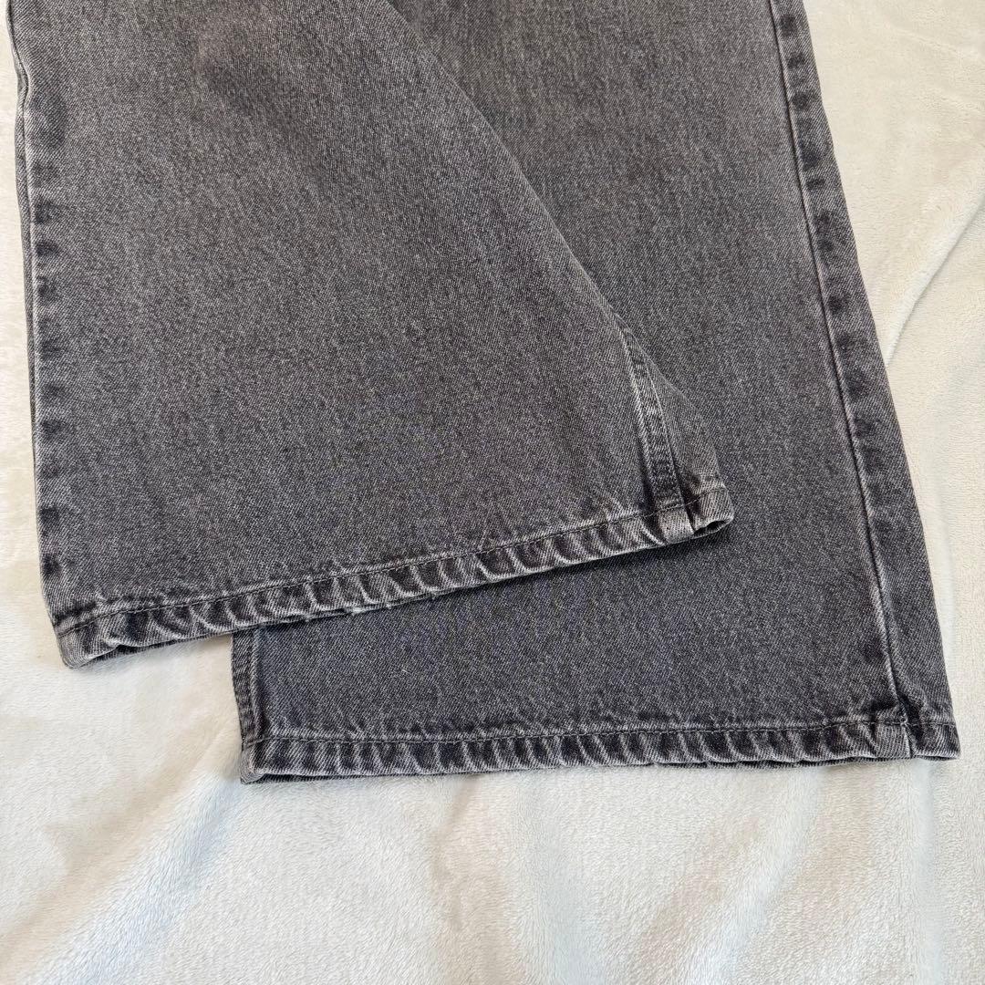AMERI BACK WARDS WIDE DENIM 　Ｍ　アメリ ブラック