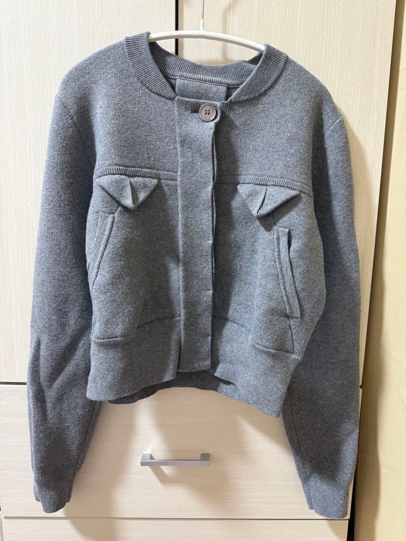 トップス Compact Knit Cashmere Blouson