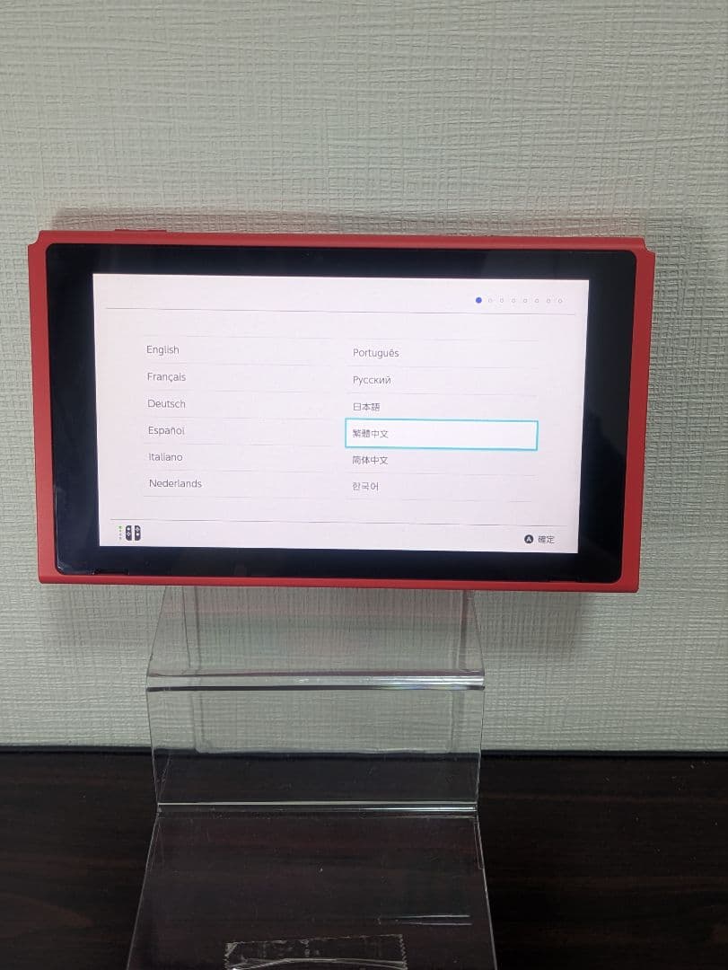 【超美品】Nintendo　Switch　マリオレッド　ジョイコン　動作確認済み
