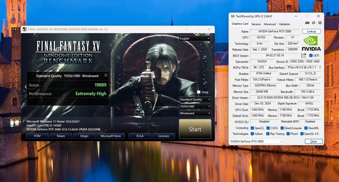 グラフィックボード・グラボ・ビデオカード Gigabyte rtx 3080 20GB Gaming OC