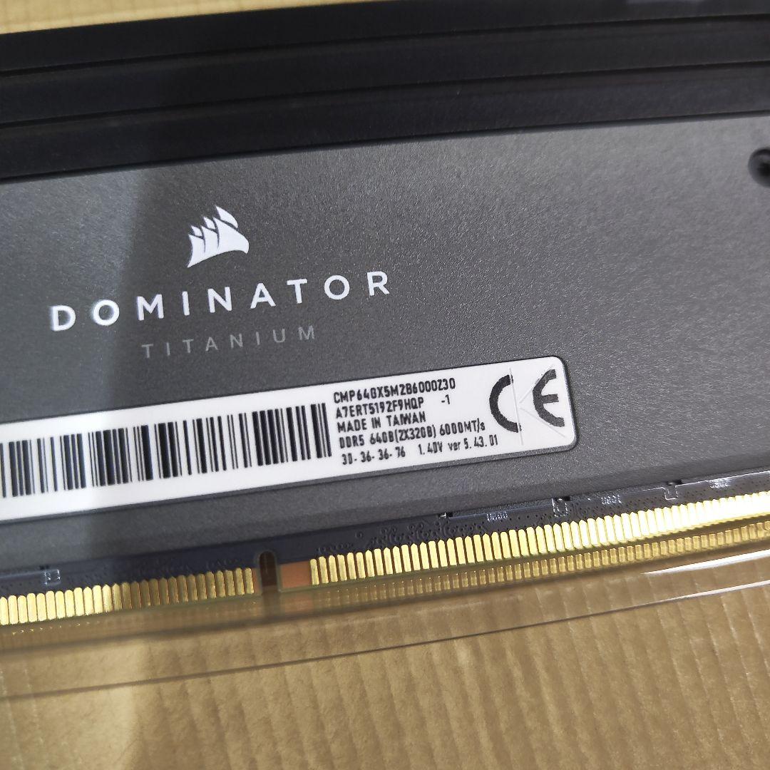 メモリー DDR5 64GB(32GBx2) 6000MT/s
