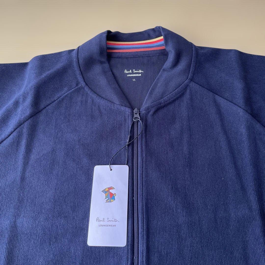 【PaulSmith/ポールスミス】ジップアップブルゾン　ネイビー　XL