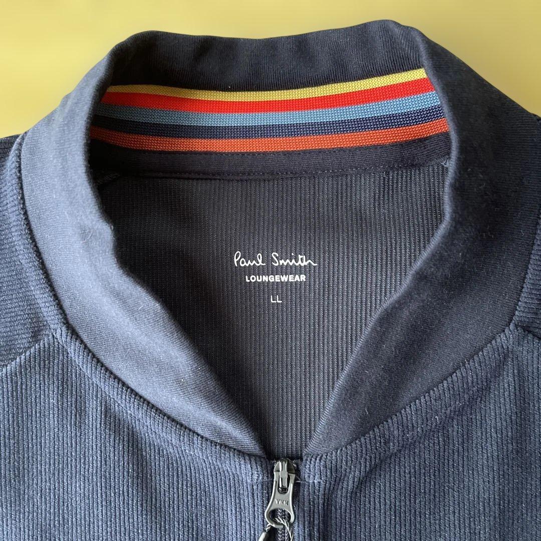 【PaulSmith/ポールスミス】ジップアップブルゾン　ネイビー　XL