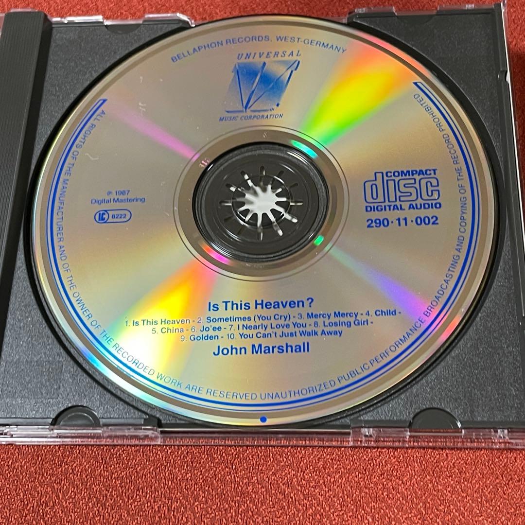 メロディアスAOR◆JOHN MARSHALL/IS THIS HEAVEN？