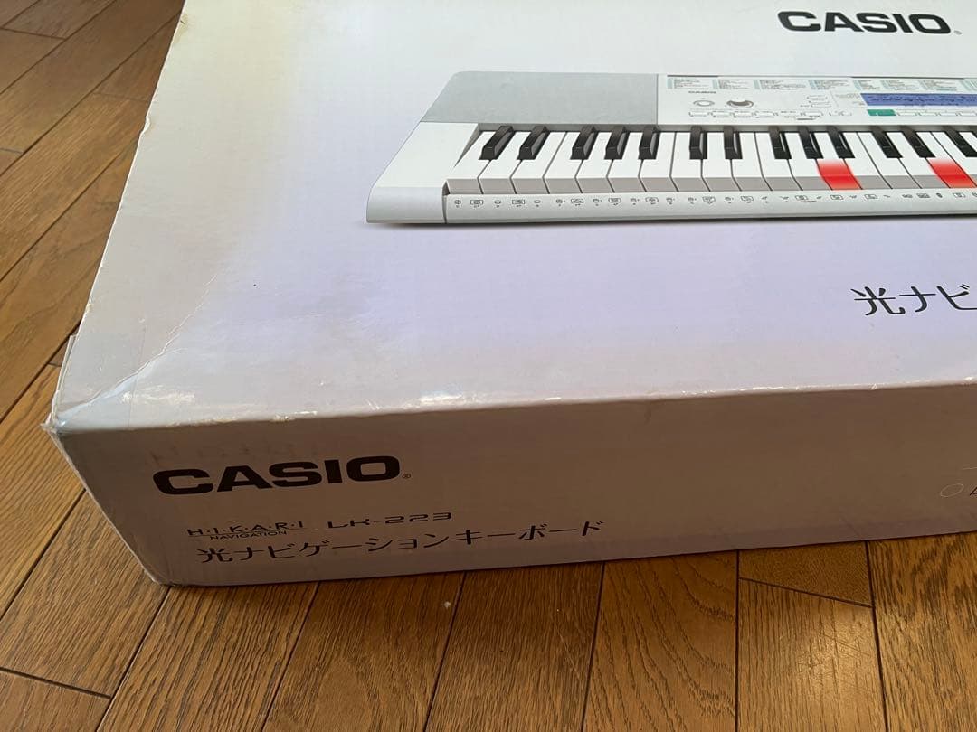 値下　Casio カシオ 光ナビゲーションキーボード　LK-223