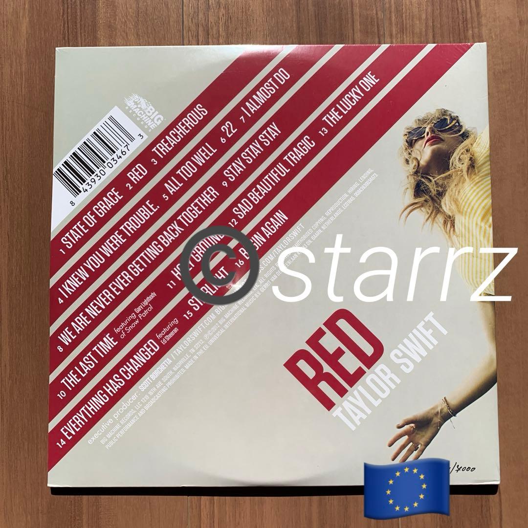 Taylor Swift テイラー・スウィフト Red RSD 新品未開封