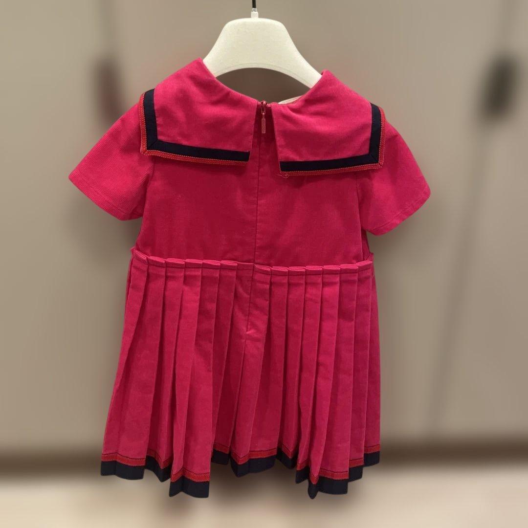 GUCCI ピンク セーラー襟 ワンピース