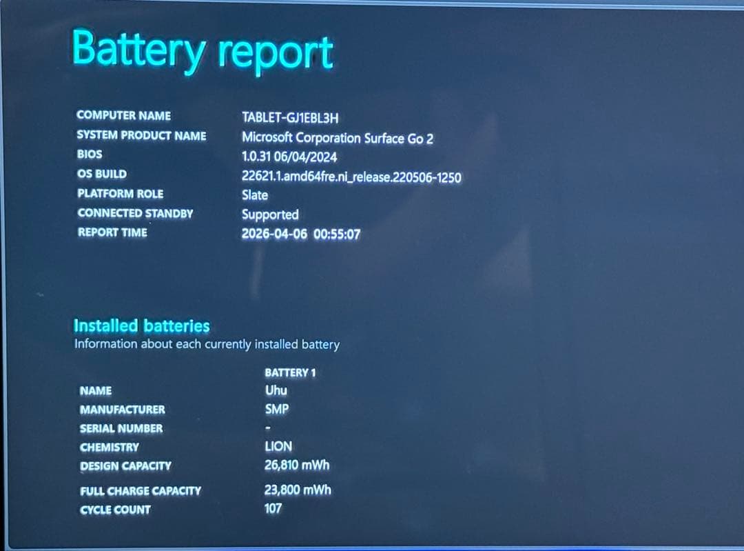 Surface Go 2 純正キーボード付き