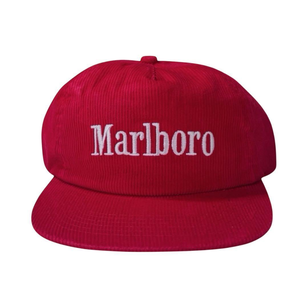 マルボロ Marlboro コーデュロイキャップ CAP 鳩目 アイレット