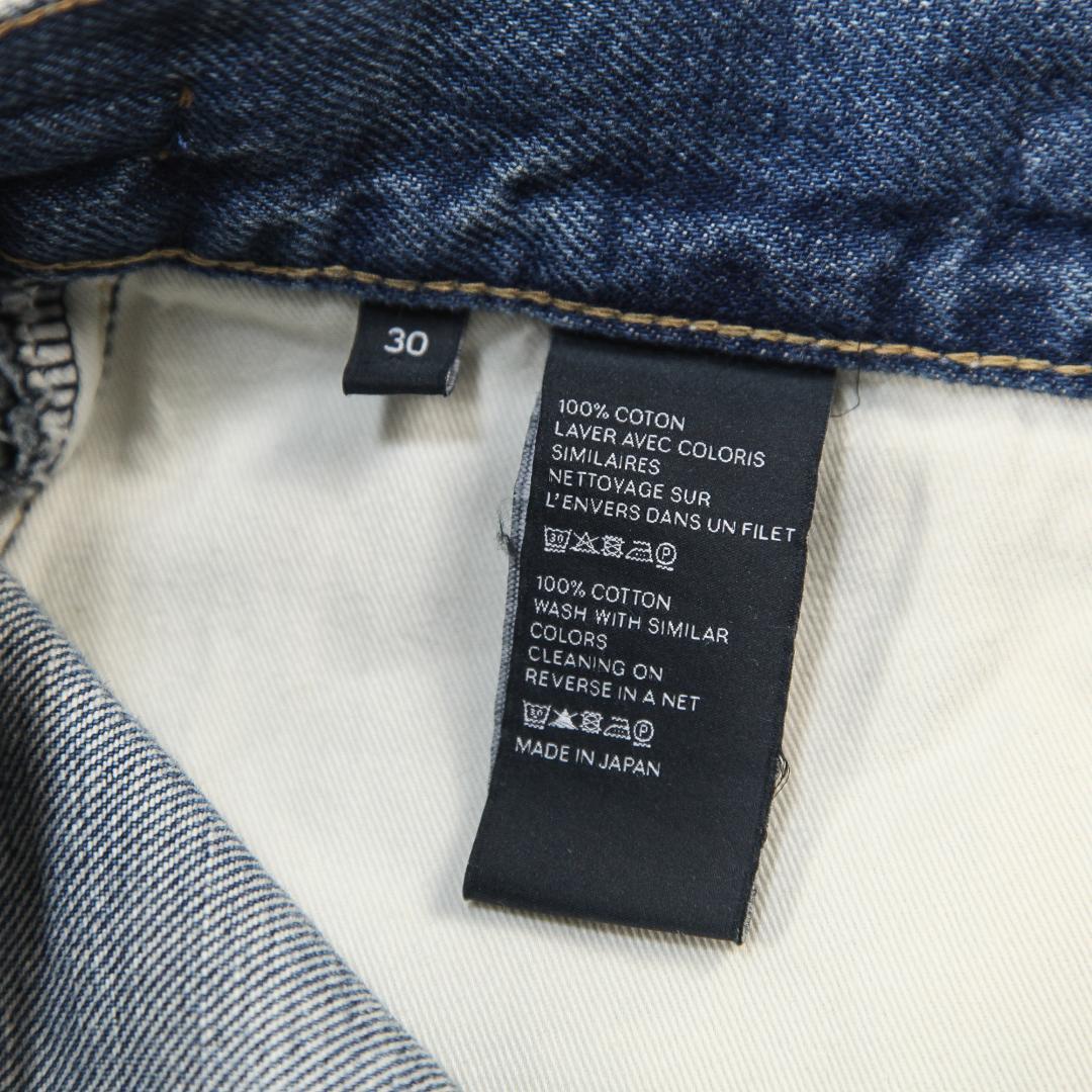 美品 CELINE グルメットチェーン マーガレットジーンズ ユニオンウォッシュ