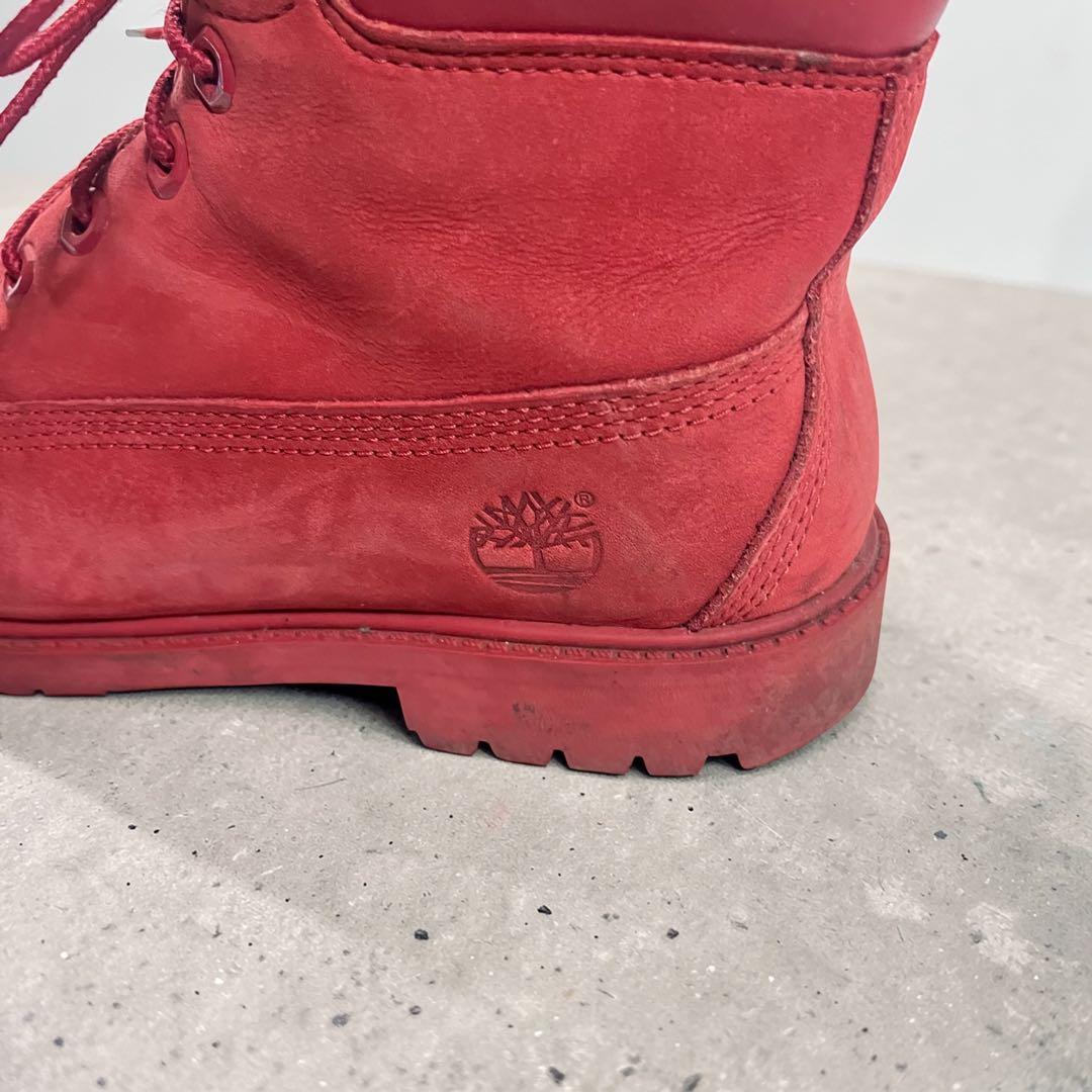 【4/4まで】 Timberland ティンバーランド プレミアムブーツ 赤
