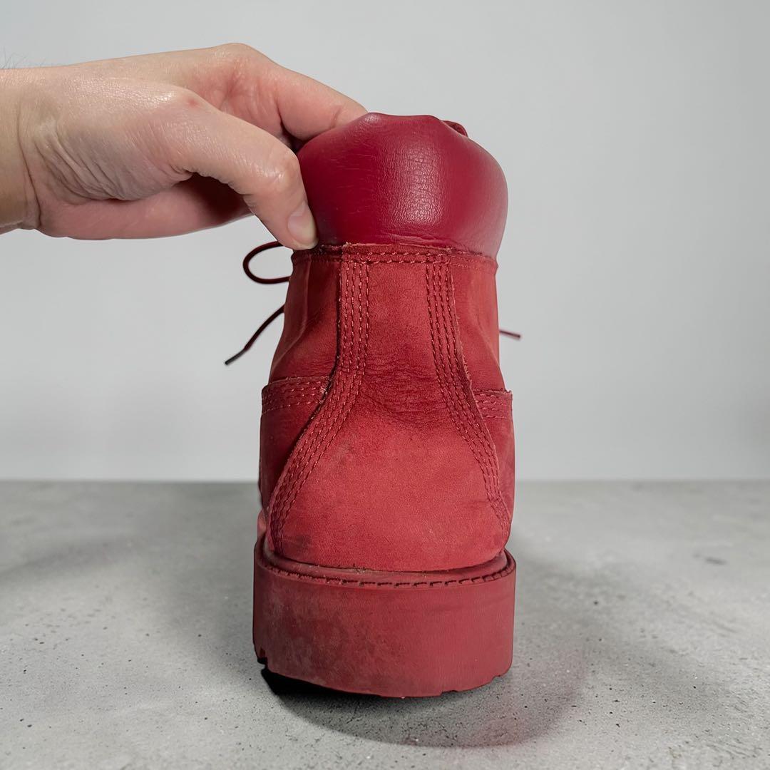 【4/4まで】 Timberland ティンバーランド プレミアムブーツ 赤