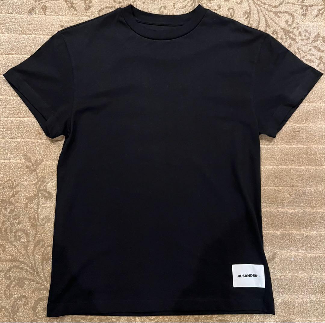 春夏 ジルサンダー JIL SANDER+ 半袖Tシャツ S 黒 カットソー