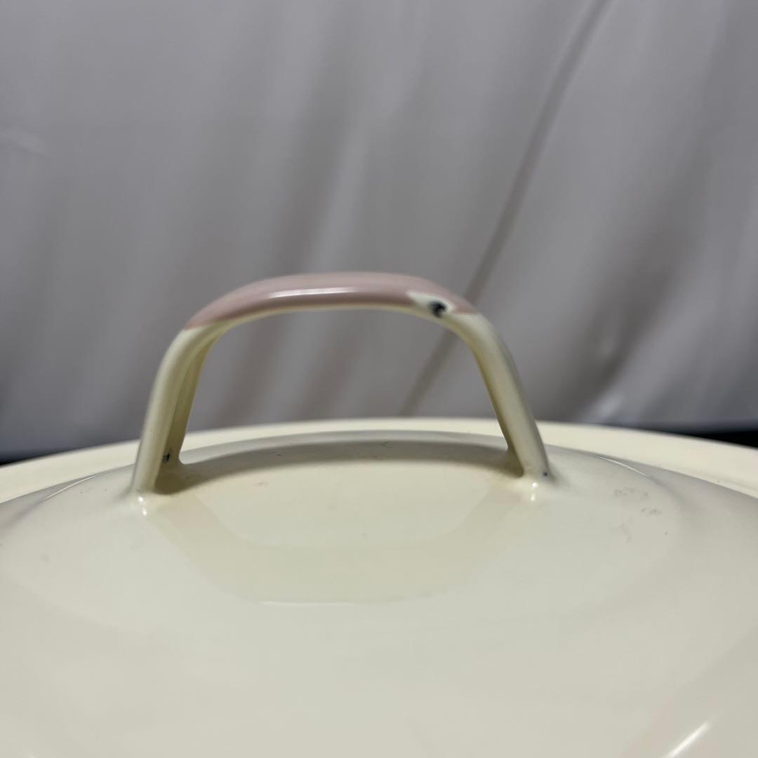 imane イマン ローズバスケット ホーロー キャセロール鍋 18cm 蓋付き
