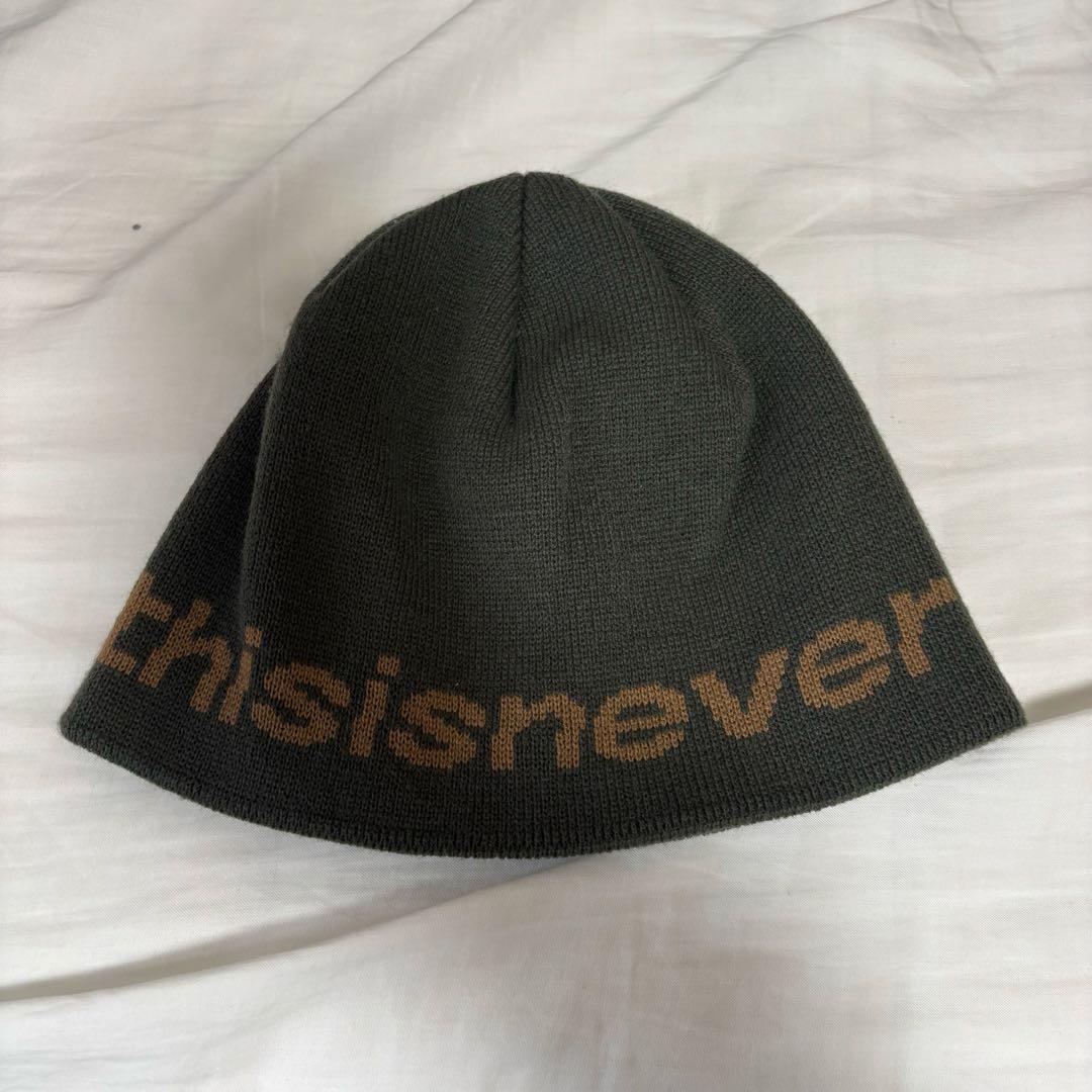 帽子 thisisneverthat SP-Logo No Cuff Beanie