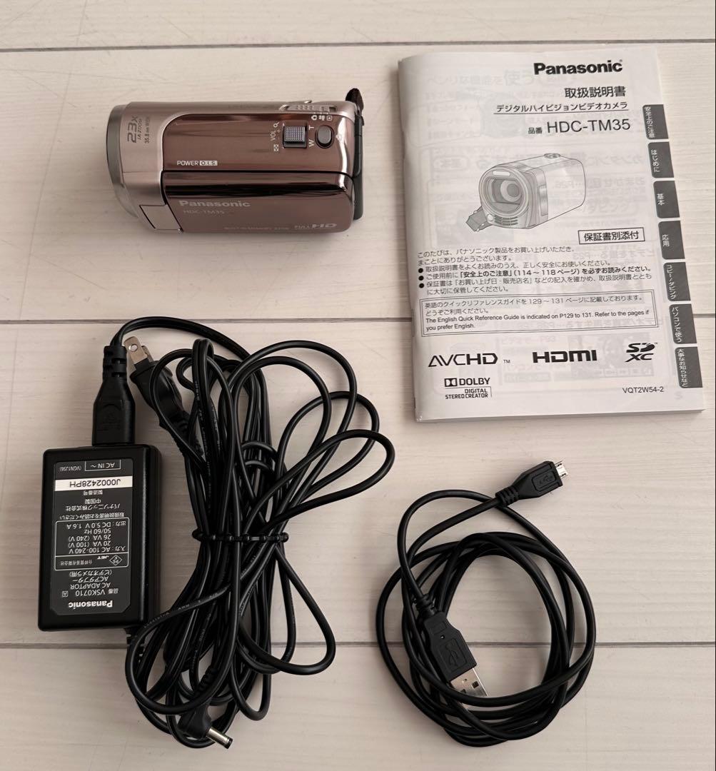 s*a様 Panasonic HDC-TM35 ビデオカメラ 本体