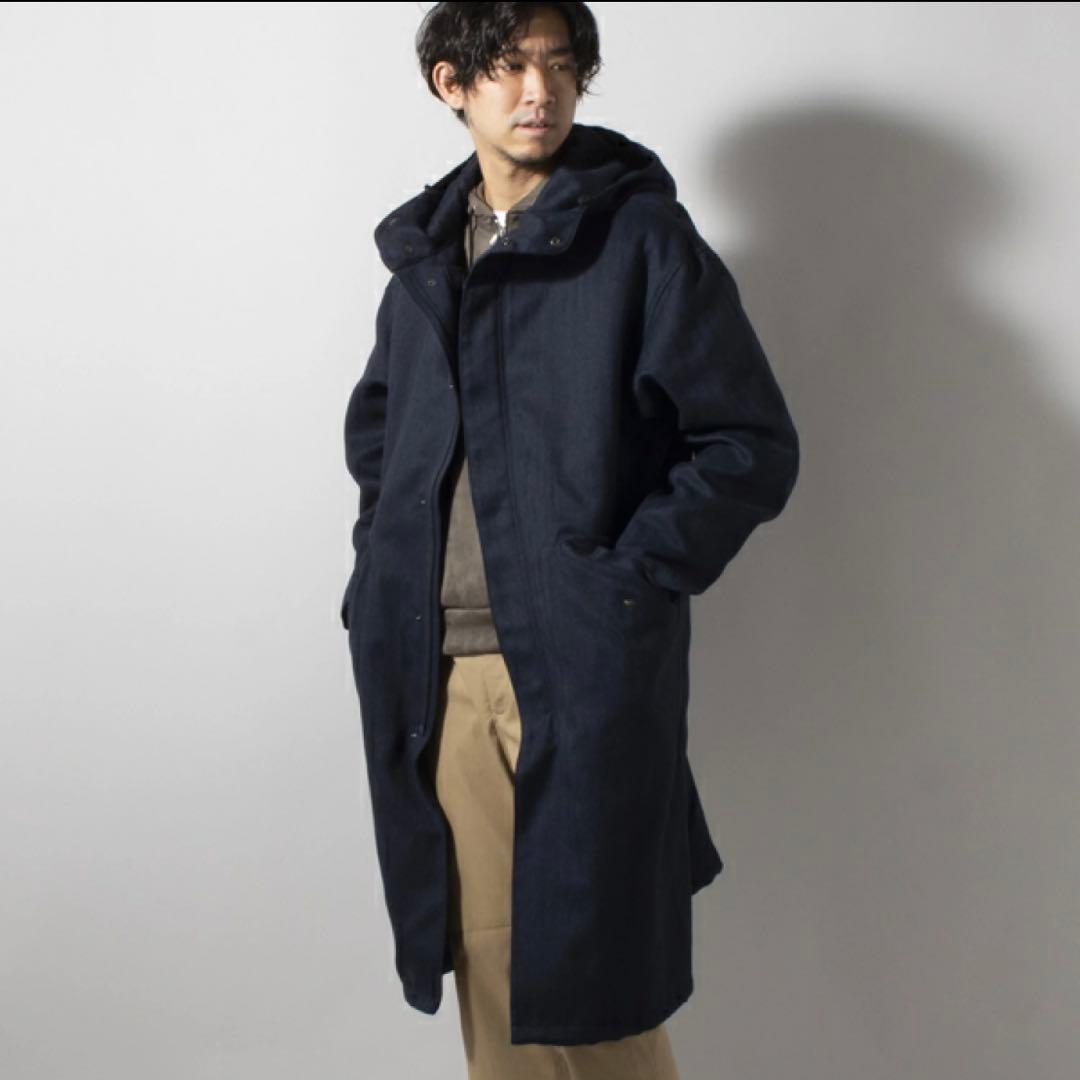 な*お様 【ＴＡＩＯＮ／タイオン】別注 ＣＲ　ＨＯＯＤ　ＣＯＡＴ　比翼 ロングコ