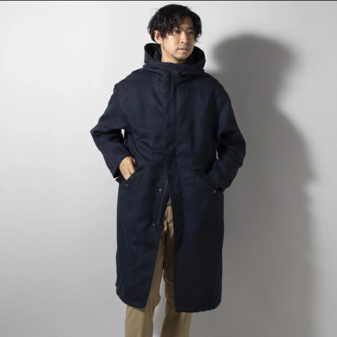 な*お様 【ＴＡＩＯＮ／タイオン】別注 ＣＲ　ＨＯＯＤ　ＣＯＡＴ　比翼 ロングコ