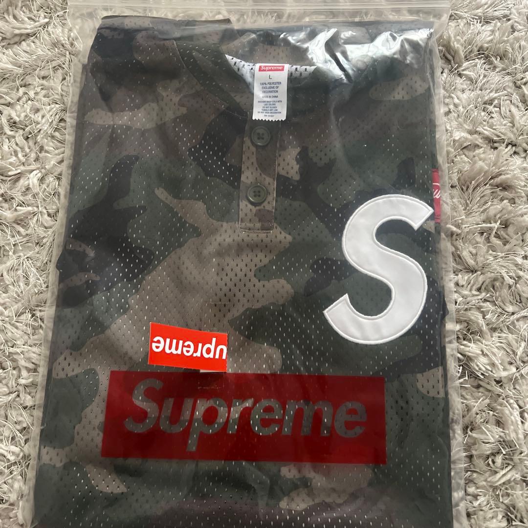 Supreme カモ S Logo Baseball Henley L