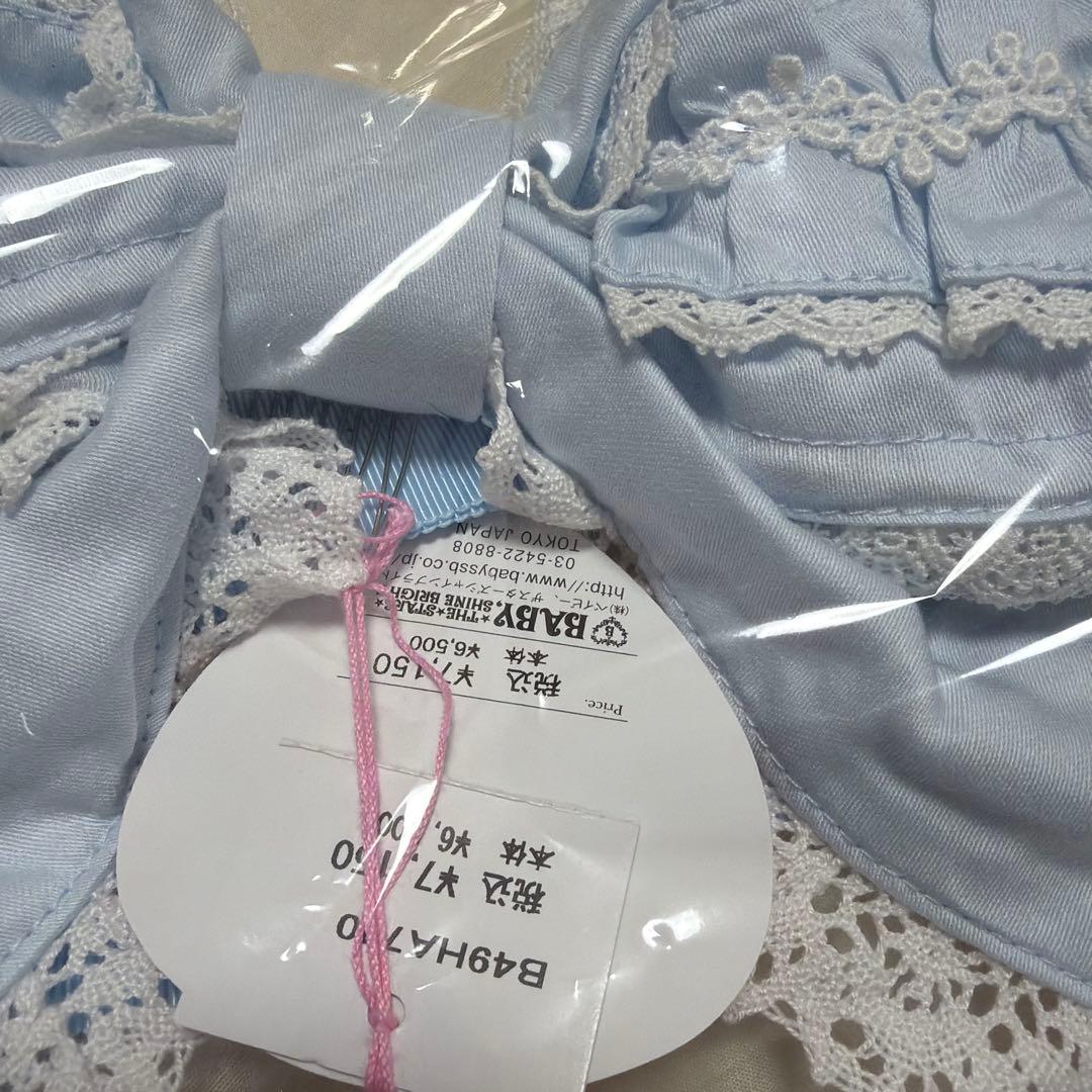 シャン・ドゥ・フルールリボンヘッドドレス　サックス