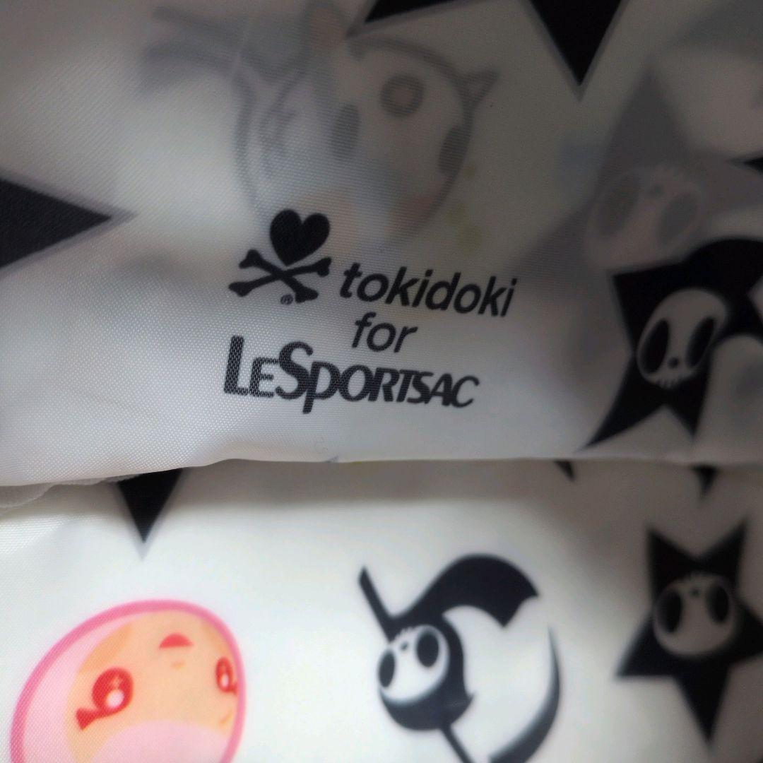 超美品★LeSportsac ボディバッグ ホワイト　斜め掛け　tokidoki
