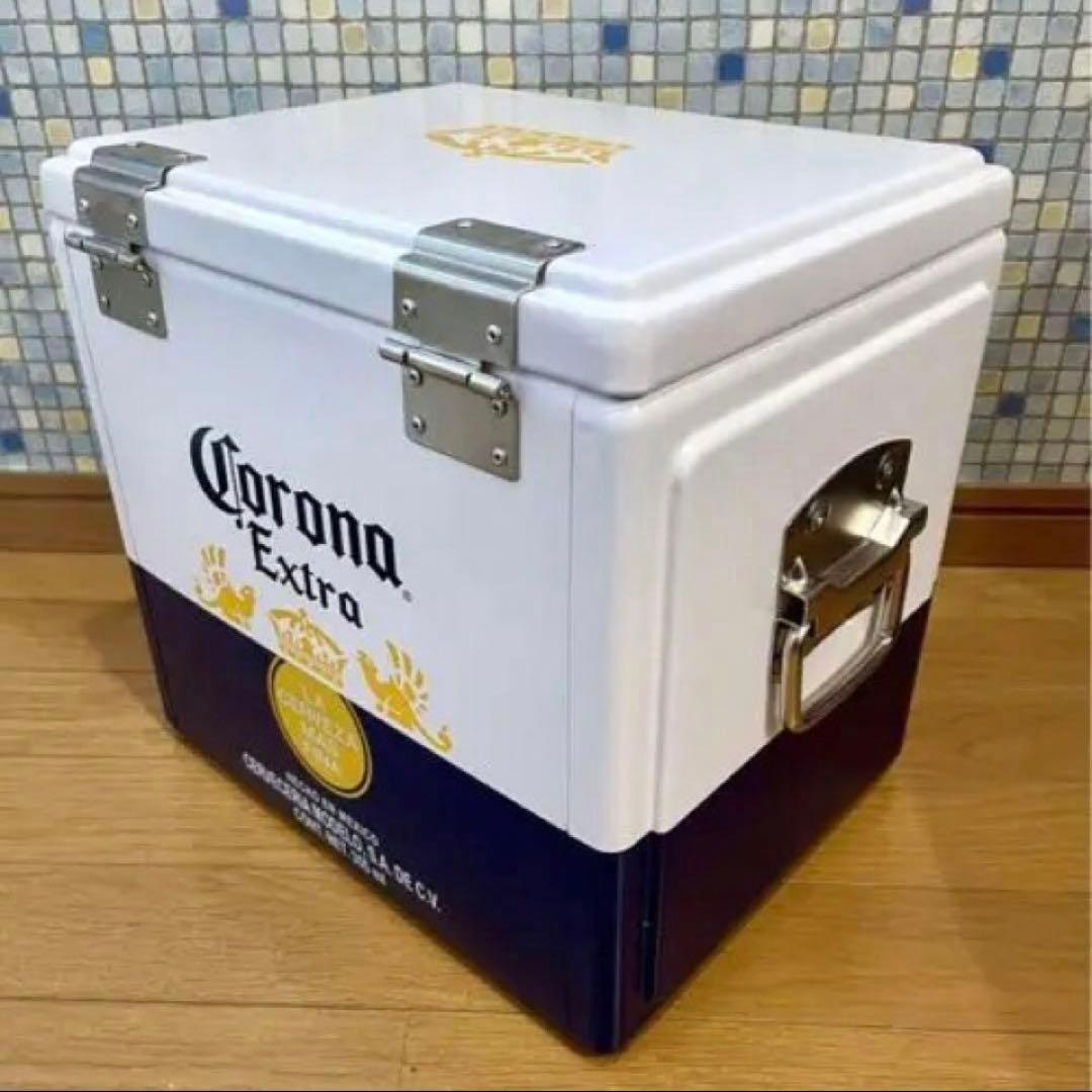 新品未使用 コロナビール クーラーボックス Corona 金属製 メタル