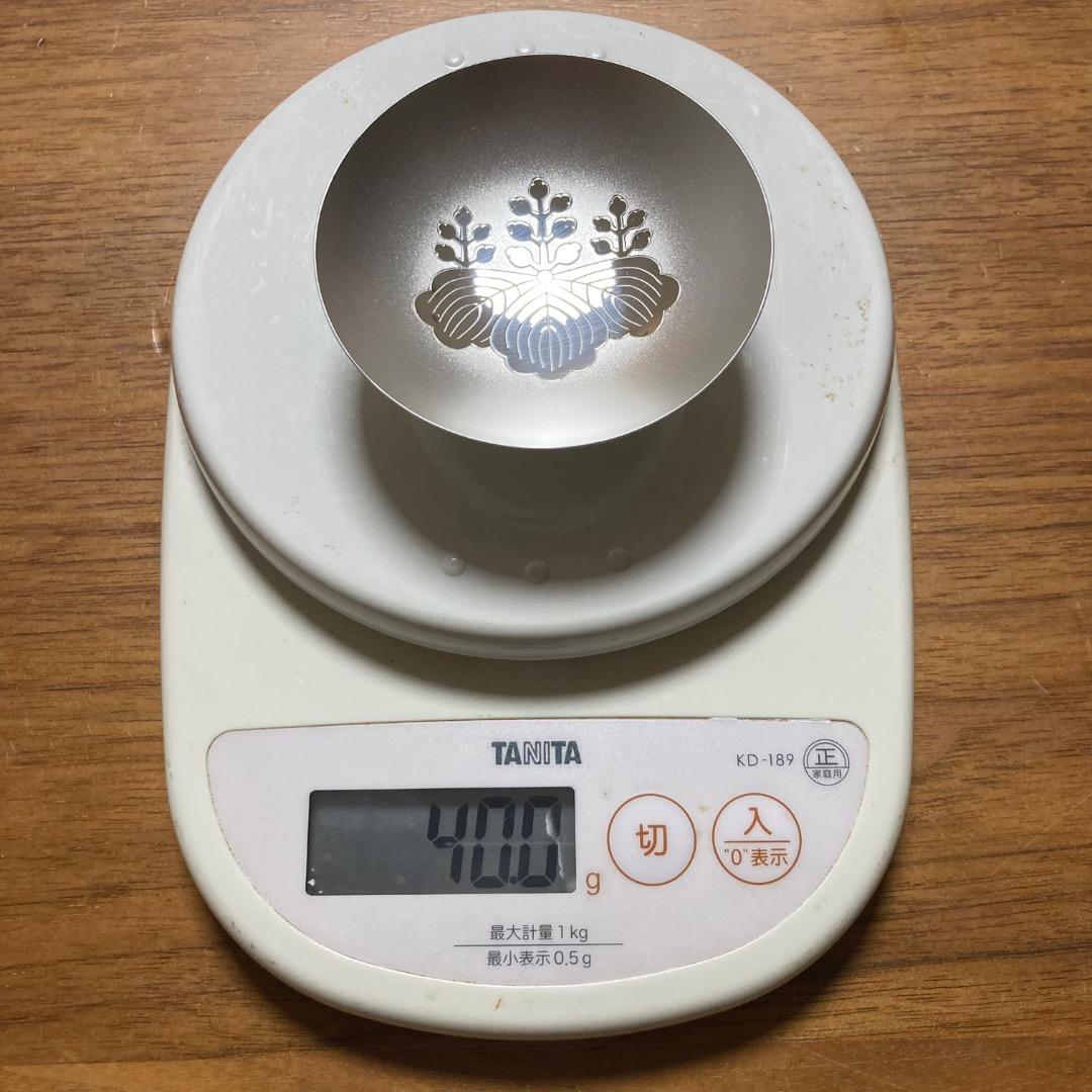 新品未使用★純銀 銀杯 銀盃 五七の桐 消防庁 SILVER