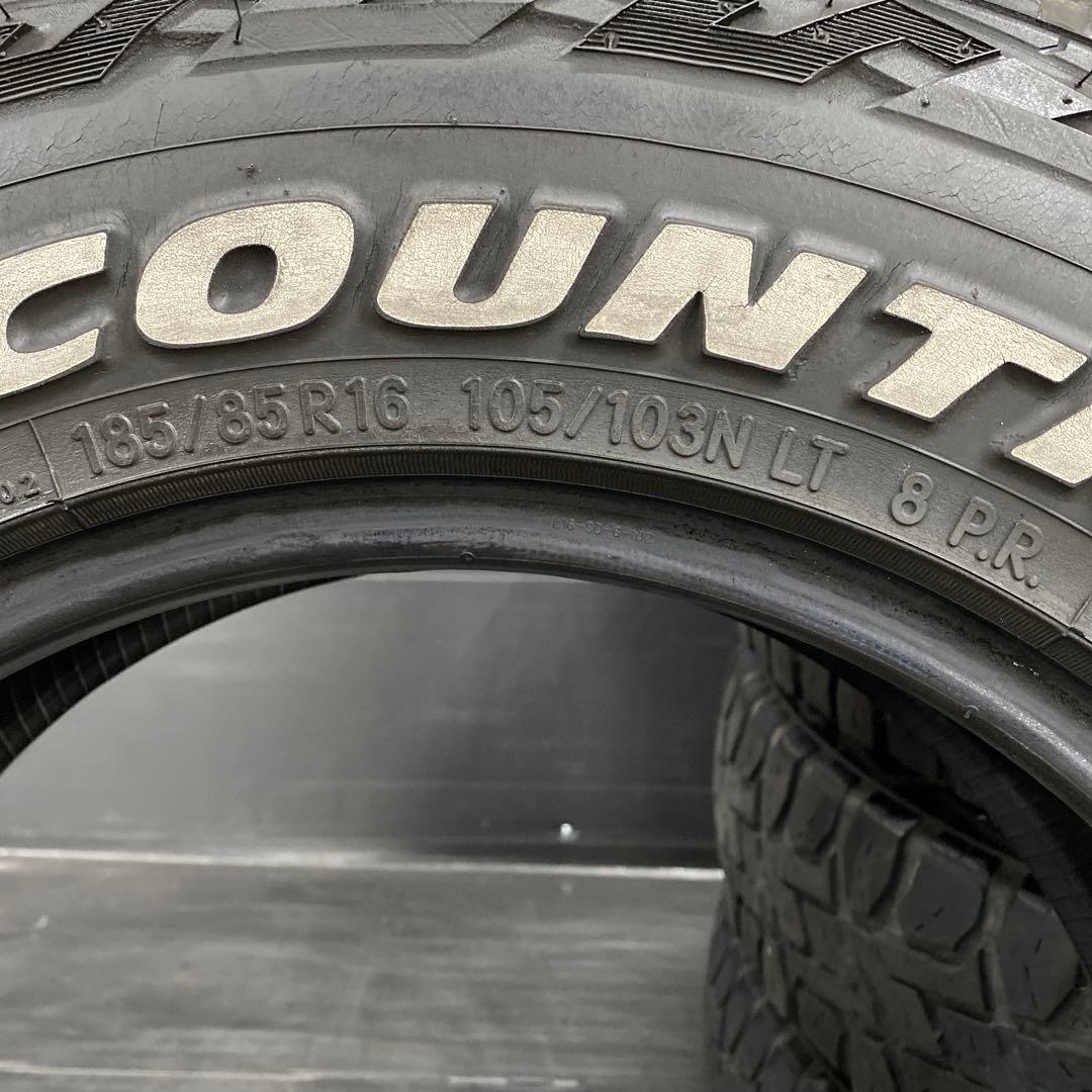 中古TOYOオープンカントリーR/T 4本セット185/85R16LT ジムニー
